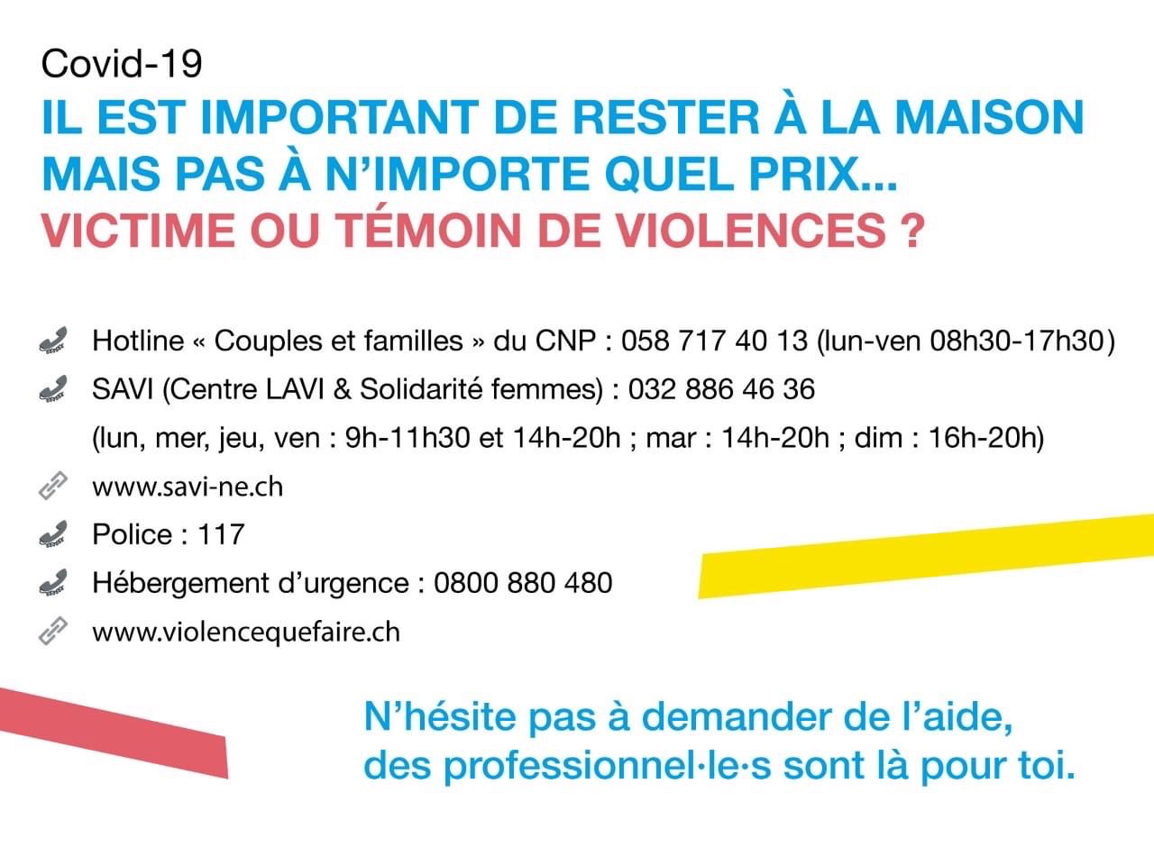 IL EST IMPORTANT DE RESTER À LA MAISON MAIS PAS À N’IMPORTE QUEL PRIX